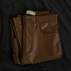 Abercrombie leather pants